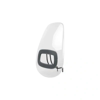 Imagen de Bobike 8015600005 Parabrisas GO Compatible con tu Silla Delantera Mini para Bicicleta en Color Gris Macarrón