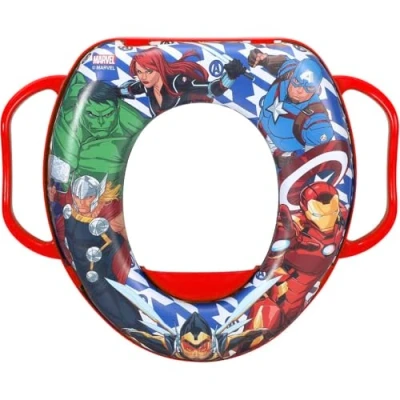 Imagen de Reductor WC Avengers Marvel para niños adaptador de inodoro universal con asas