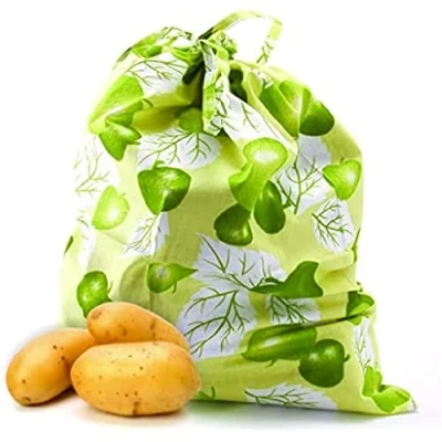 Imagen de MSV Bolsa CONSERVADORA para Patatas, Tela, Multicolor, 43x34x0.5 cm