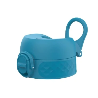Imagen de Ion8 Tapa de Botella agua OneTouch 2.0 a Prueba fugas, Sin BPA, Grande, Azul