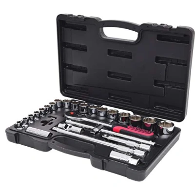 Imagen de KS Tools 918.0728 1/2&quot; Juego de llaves vaso CHROMEplus, 28 pzs