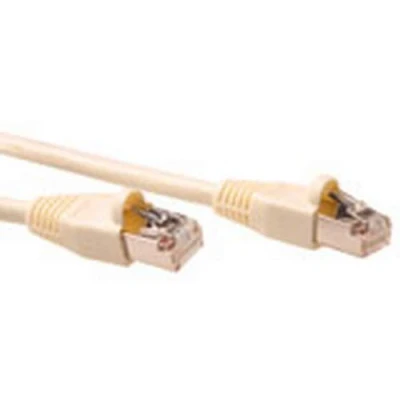 Imagen de Intronics Cat5e S ftp Patchcable Ivory With Bootscat5e Boots