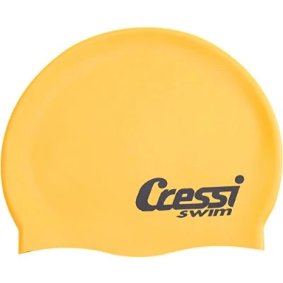 Imagen de CRESSI Silicone Cap Gorro de baño, Unisex Adulto, Amarillo, Uni