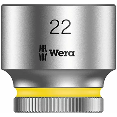 Imagen de WERA 05003567001 8790 HMB Zyklop Nuss 22,0 Llave de vaso con arrastre 3/8&quot;