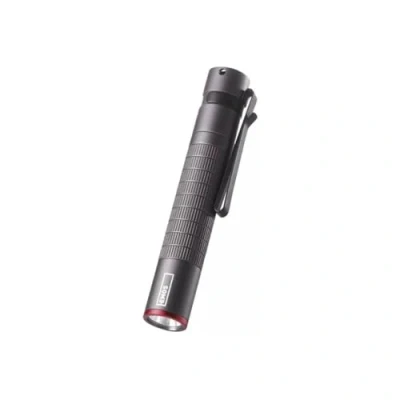 Imagen de EMOS x Linterna LED CREE superbrillante Resistente al Agua, 100 LM, 65 m de Alcance, IP65, Clip Acero, Negro