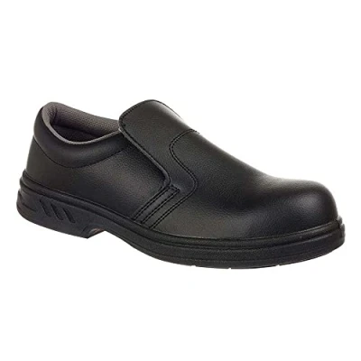 Imagen de Portwest Mocasín De Seguridad Steelite S2, Tamaño: 39, Color: Negro, FW81BKR39