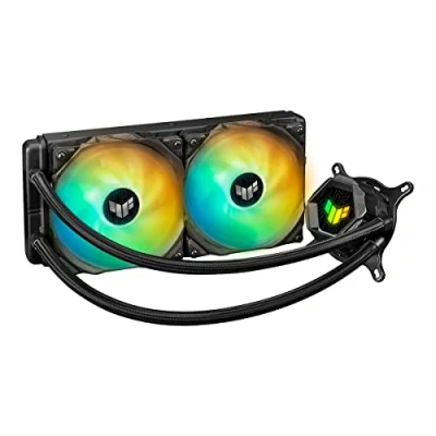 Imagen de TUF Gaming LC 240 ARGB Sistema de refrigeración líquida todo en uno con Aura Sync y dos ventiladores radiador 120 mm