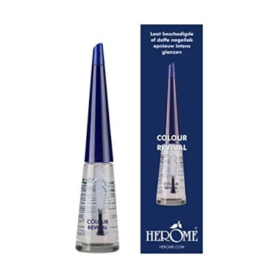 Imagen de Herome Esmalte Colour Revival 10ml que Intensifica el Color, da Brillo en tus Uñas, repara Uñas Dañadas y con Poco