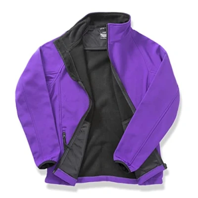 Imagen de Resultado r231 m imprimible (Tejido Softshell), Unisex, Color Morado y Negro, tamaño Small