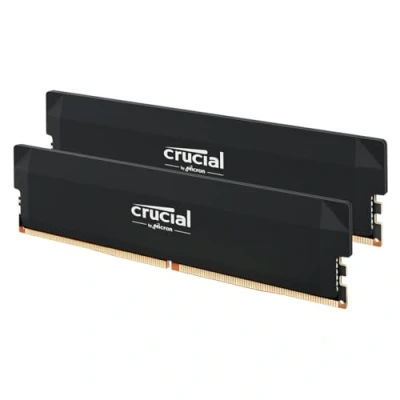 Imagen de Crucial Pro RAM DDR5 64GB (2x32GB) 6400MHz CL40, Memoria Overclocking Gaming, Intel XMP 3.0 / AMD Expo, (PC) 64GB, Negro CP2K32G64C40U5B