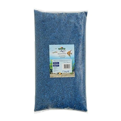 Imagen de Dehner Aqua Grava para Acuario (Grano 2 4 mm, 5 kg), Color Azul