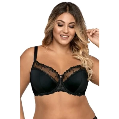 Imagen de Ava Sujetador Semi Acolchado De Copa Llena para Mujeres 1030, Negro,95G
