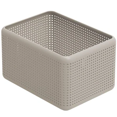 Imagen de Rotho Madei Caja de almacenamiento 13l, Plástico (PP reciclado) sin BPA, capuchino, 13l (32.6 x 23.8 18.8 cm)