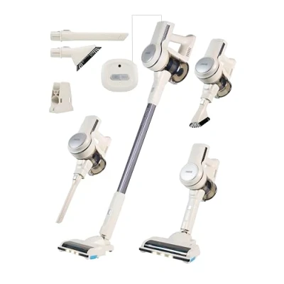 Imagen de Princess Silent Storm Vaciado higiénico del Cubo 30 min de Limpieza sin Cable Cepillo motorizado con luz LED Modo Aparcamiento Aspirador Mano Accesorios 339380