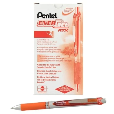 Imagen de Roller retráctil Energel de color naranja