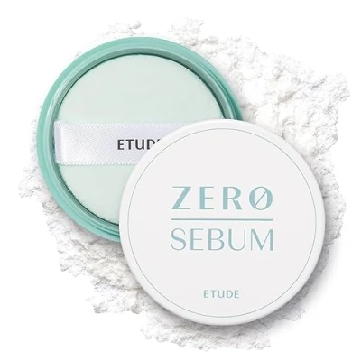 Imagen de Etude House Polvo secante Zero Sebum 4g Nuevo (23AD) facial suelto ligero para control De aceite sin sebo con 80% mineral larga duración configuración o base.