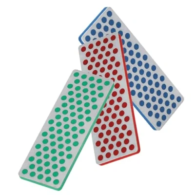 Imagen de DMT W7EFC Juego de 3 piedras diamante Diamond Whetstone Mini, gruesa, fina y extra Azul