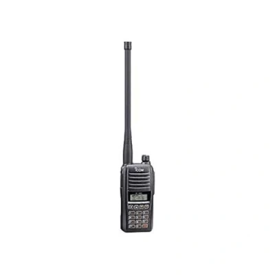 Imagen de ICOM Radio VHF portátil IC A16EBT con Bluetooth, para aviación 118,000 136,992 MHz, 2400 mAh, IP67, Black