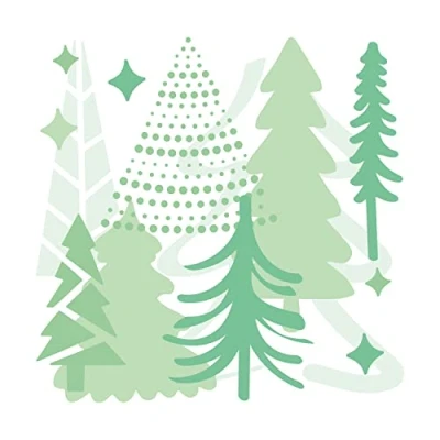 Imagen de Plantillas en capas Sizzix, 4 unidades, Doodle Trees por Olivia Rose 665932 Capítulo 2022