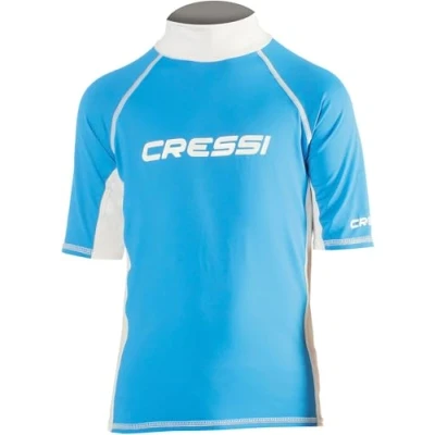 Imagen de Cressi LW476902, Camiseta Para Niños, Azul, M/3 (talla del fabricante:8 9 años)