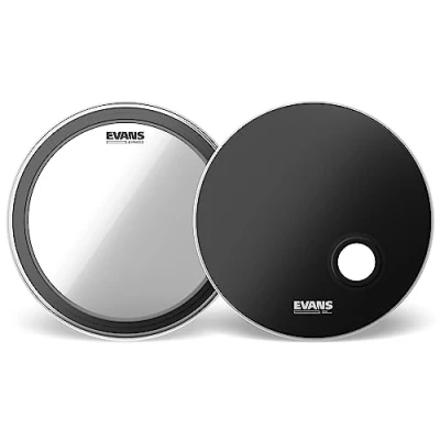 Imagen de Evans EMAD2 System Paquete de bombo Contiene 1 cabezal bombo, tambor Reso, 2 anillos amortiguación intercambiables y espuma Personaliza el sonido