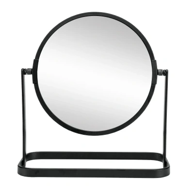 Imagen de Kleine Wolke Espejo cosmético Framework Mirror, con 2 aumentos de 17,5 x 19,5 8 cm, Material: Metal/Cristal