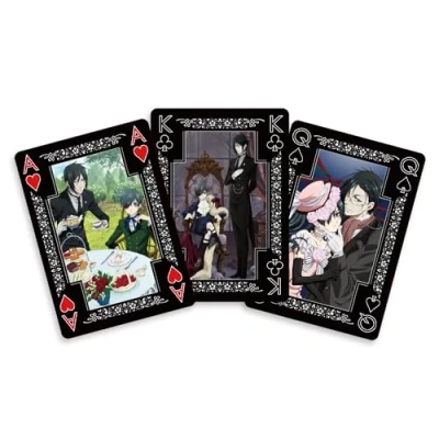 Imagen de Crunchyroll SAKAMI Black Butler 52 Cartas de póquer, Juego Cartas, baraja, reproducción Original y con Licencia