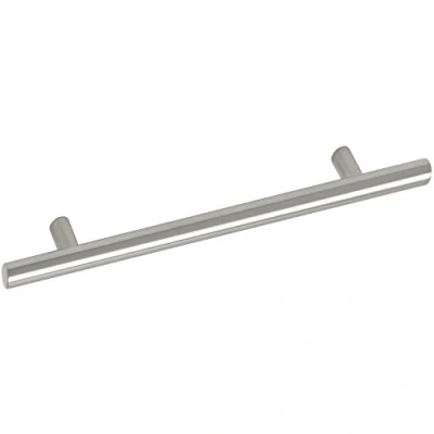 Imagen de OBF Grimme 215217.17 Eibonie 08 Tirador para muebles (acero inoxidable cepillado, distancia entre ejes: 90 mm), color plateado