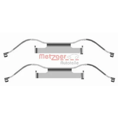 Imagen de METZGER 109 1681 Kit de accesorios, pastillas frenos VOLKSWAGEN: Multivan 5 (7HM, Transporter 5, Bus