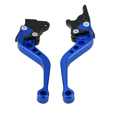 Imagen de Manija de palanca freno, par 22 mm 7/8 &quot;CNC Aluminio Motocicleta Embrague Tambor freno Universal(azul)
