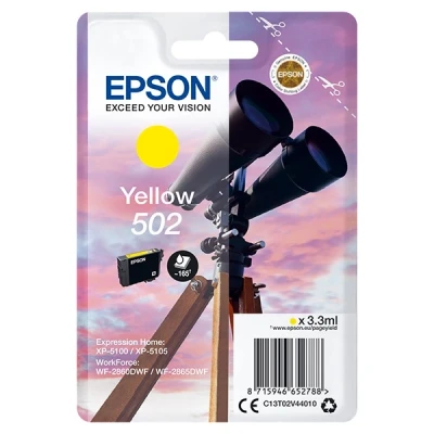 Imagen de Cartucho De Tinta Amarillo Epson 502 C13t02v44010