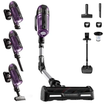 Imagen de Rowenta Xforce Flex 12.60 Allergy RH98A0 Aspiradora escoba sin cable de 320 W potencia, para suelos, sofás y pared, filtra hasta 99,9% partículas, gran depósito 0,9 L, incluye accesorios