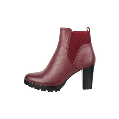 Imagen de Elara Herbst Botines con plataforma, Mujer, Talla: 39, Rot Zapatos