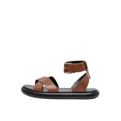 Imagen de ONLY ONLMONTANA 1 PU Sandal Noos, Sandalia Mujer, Cognac, 36 EU
