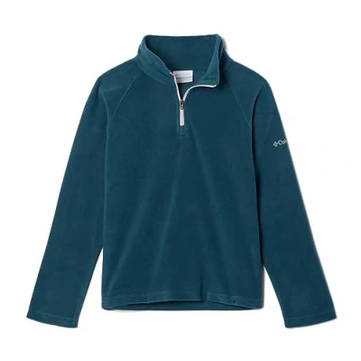 Imagen de Columbia Glacial Fleece Half Zip Sudadera, Niñas, Ola Nocturna, Rosa Polvoriento