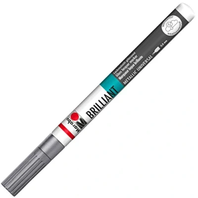 Imagen de Marabu lackmarker Brilliant Painter, Silber VE = 1