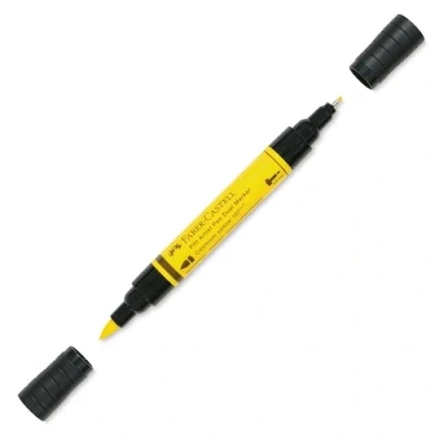 Imagen de Faber Castell 162107 Pitt Artist Pen Dual Marker tinta china. Color 107. Amarillo de cadmio