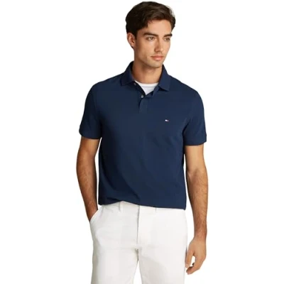 Imagen de Tommy Hilfiger 1985 Regular Polo Mw0mw17770 Camiseta, Azul (Night Sky), S para Hombre