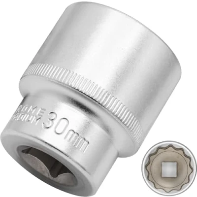 Imagen de DAKCOS 1/2&quot; Llaves de Multidiente Vasos 12 carasTamaño: 30mmCR V