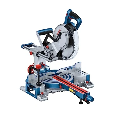Imagen de Bosch Professional BITURBO GCM 18V 254 D Ingletadora telescópica a batería (Brushless, 18V, Ø mm, Dual láser, cortes hasta 90 x 305 sin batería)