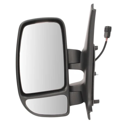 Imagen de espejo retrovisor Blic 5402 04 9225995P izquierda negro eléctrico brazo corto de espejo, con gran angular, térmico, convexo