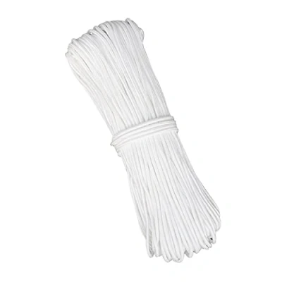 Imagen de SZXMDKH Cable de ciego romano 2 mm, 20 metros, cordón trenzado blanco, cuerda blanca, imagen, elevadora, nailon trenzada, colgante para persianas manualidades