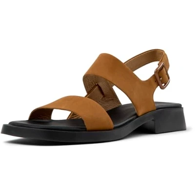 Imagen de Camper Dana K201486, Sandalia de 2 Correas Mujer, Marrón Medio 011, 40 EU