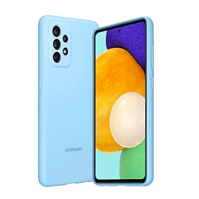 Imagen de Funda De Silicona Samsung Azul Para Galaxy A72