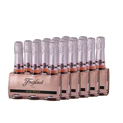 Imagen de Freixenet Mini Cava Rosé Pack 3 botellas de 200 ml Lote 6 packs Total: 3600