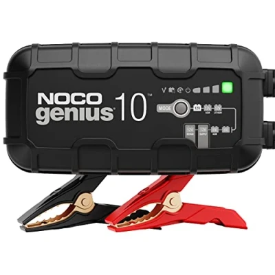 Imagen de NOCO GENIUS10EU, cargador automático inteligente 10A, de batería 6 V y 12 V, mantenedor batería, lento desulfatador con compensación temperatura