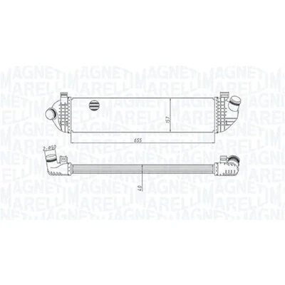 Imagen de MAGNETI MARELLI 351319204370 Intercooler VOLVO: C30