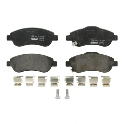 Imagen de TEXTAR 2463801 Juego de pastillas freno con avisador acústico desgaste tornillos pinza accesorios HONDA: CR V 3, 4