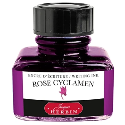 Imagen de Jacques Herbin 13066T Un bote de 30 ml tinta para estilográficas y rollerball, Ciclamen rosa