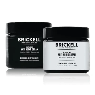 Imagen de Brickell Men&#039;s Day and Night Anti Ageing Cream Rutina, Natural y Orgánica, Perfumado